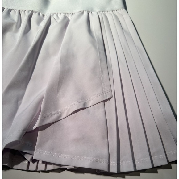 Forever 21 Womens Active White Pleated Skirt/Skort SZ M - Picture 3 of 10